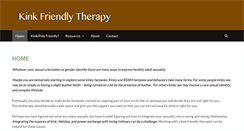 Desktop Screenshot of kinkfriendlytherapy.com